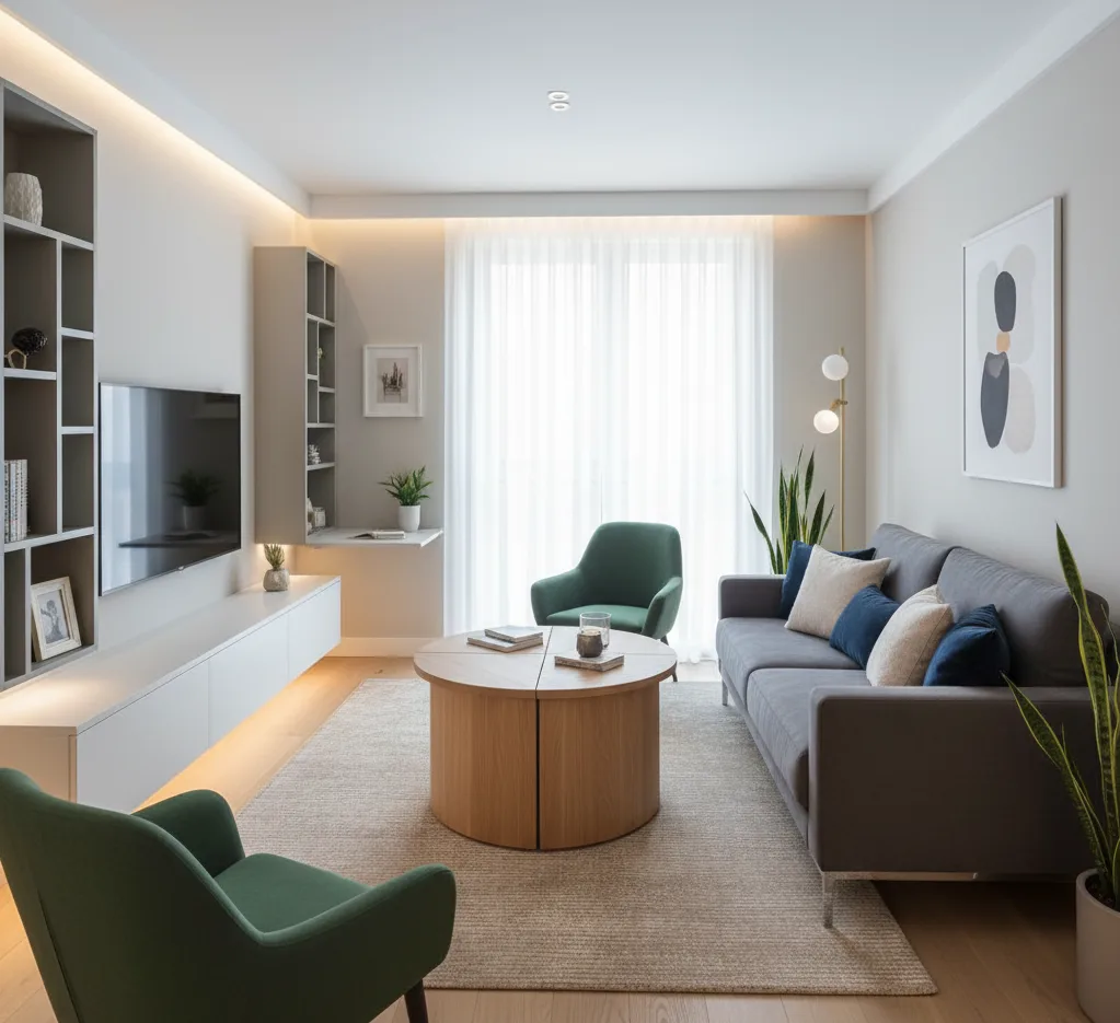 Minimal modern living room furniture design